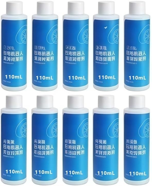 Cleaning Fluid. Compatible With ECOVACS Deebot Ozmo. Liquid T20 T30 N9＋T10 OMNI T10 TURBO X1 OMNI X1 TURBO Floor Cleaning Solution Liqui(110ML 5PC)