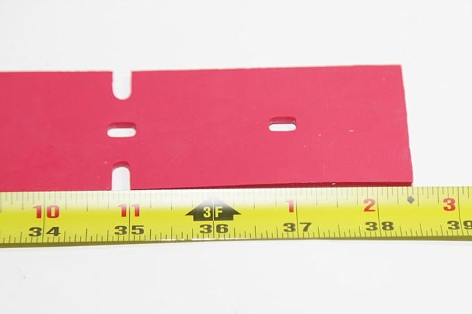 Floor Scrubber Rubber Squeegee Blade Kit (2pcs) for elife Model 500X (Squeegee 38 for 500X(MX5))