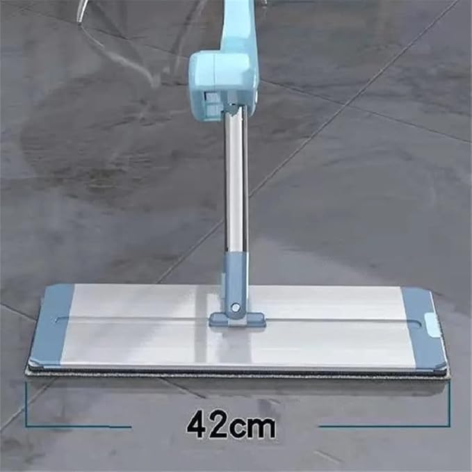 Mop Cleaning Floor Squeeze for Wash Home and Kitchen Aluminum Rotary Dry House Window Wiper Squeegee Flat Dust Brush