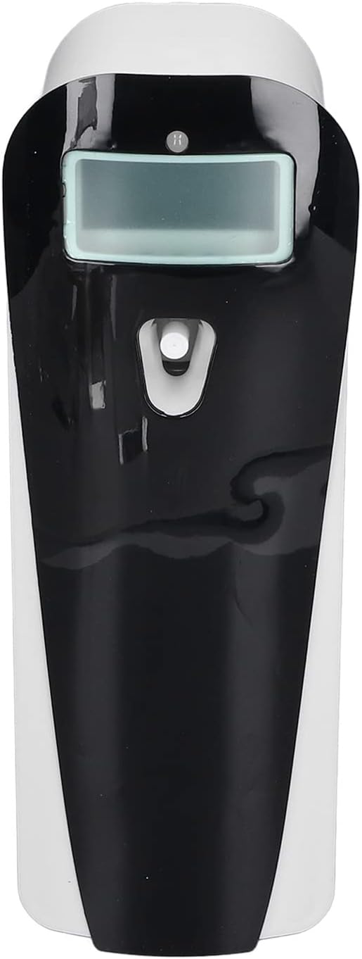 Wall Mounted Automatic Scent Dispenser Fragrance Enhancer Air Freshener Machine with LCD Display Programmable Timer for Home and Office Black