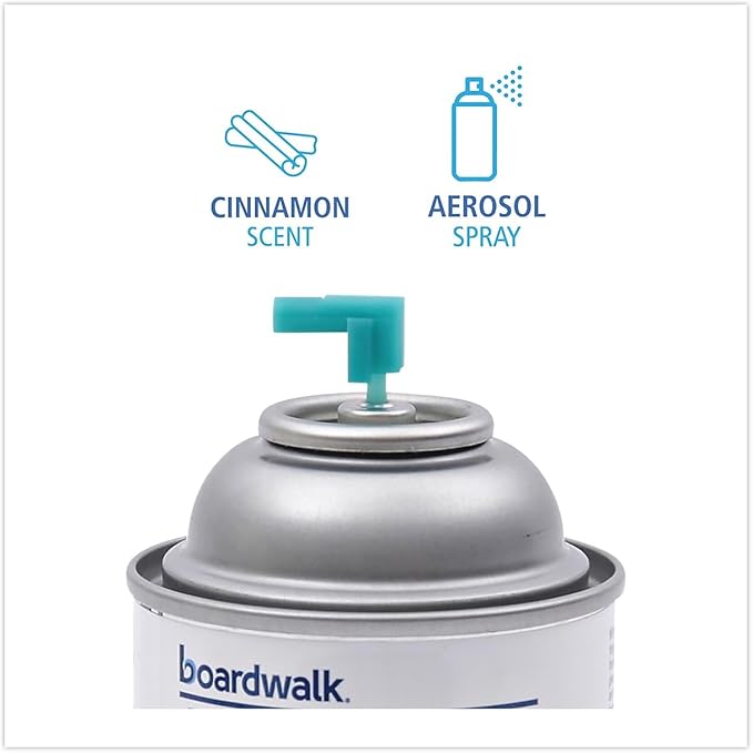 BOARDWALK 903 Metered Air Freshener Refill Cinnamon Sunset 5.3 oz Aerosol 12/Carton