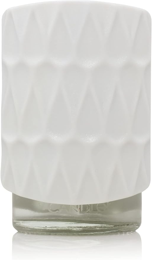 Yankee Candle ScentPlug Diffuser Set Coastal Calm Variety Pack - White Organic Pattern Plug-in &amp 2 Refills (Lemon Lavender Pink Sands)