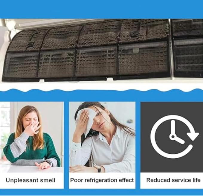 2024 New Air Conditioner Foaming CleanerAir Conditioner Coil Cleaner Multi-purpose Household Air Conditioner Coil CleanerRemoval of Peculiar Smell Home Office Cleaner (3pcs)