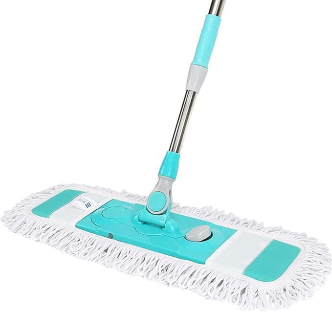 60Cm Mop Stainless Stee Telescopic Handle Dust Pad Push Premium Robust Adjustable 360 Rotatable