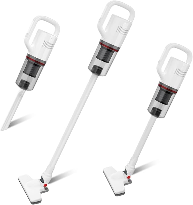 Cordless Vacuum Cleaner Handheld Stick Small Lightweight Vacuum for Home Pet Hair Hardwood Floor Cat Litter Area Rug Cleaning