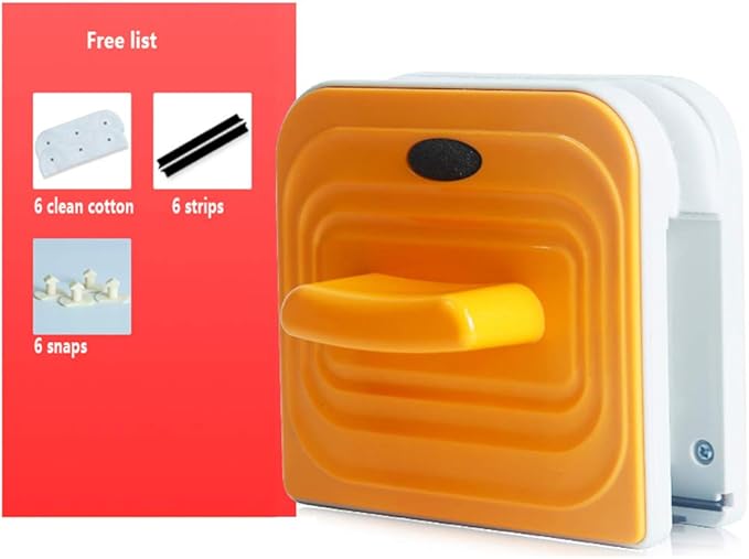 Magnetic Window Cleaner Double-Side Magnetic Glass Cleaner Window Cleaner Glider Washing Brush Equipment Glass Wiper Cleaning Tool for High-Rise and Car Glazed Window Thickness