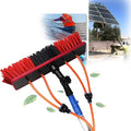 Glass Cleaning Brush Home Water Fed Telescopic Pole Kit Solar Panel Brush Rotating for Photovoltaic PanelTelescopic Window Cleaning Pole &amp Water Fed Brush - Extendable Cleaner for Conservat