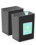 Cesun 2 Pack 4 Gallon Bathroom Trash Can with Lid Small Automatic Trash Can Touchless Motion Sensor Garbage Can Black Plastic Waste Basket for Bathroom Bedroom Toilet Office Rv
