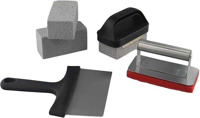 Grill Maintenance Made Simple with This For 26 Piece Griddle Cleaning Kit