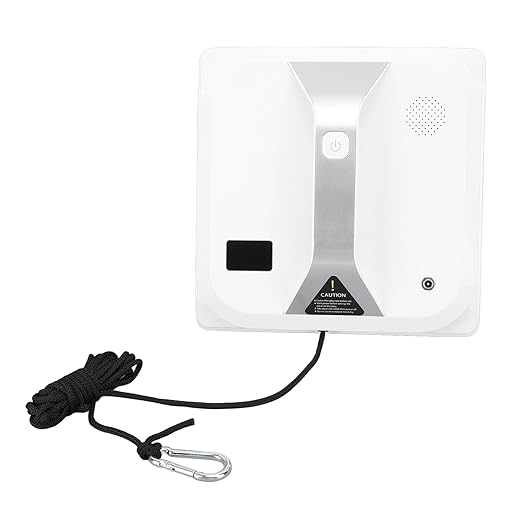 GLOGLOW Smart Window Cleaner 65dB 100-240V High Coverage 80W Glass Cleaning Robot Strong Suction for Home (US Plug)