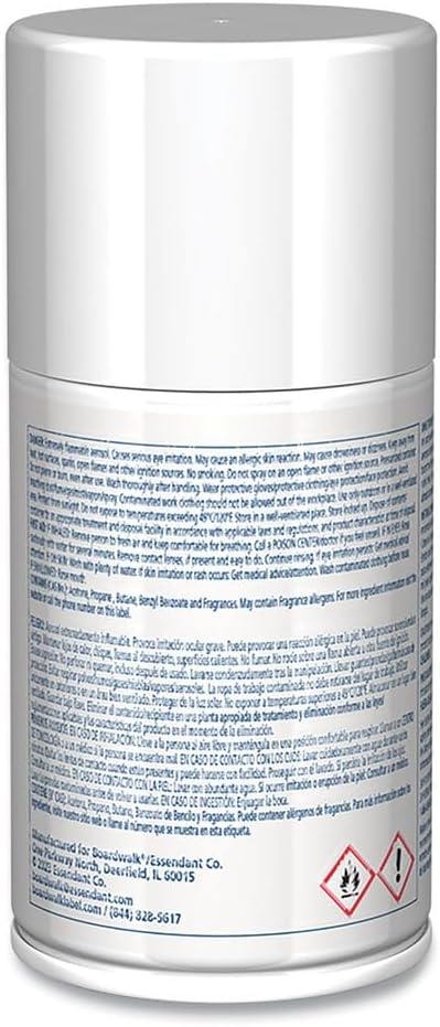 Boardwalk 1048762 7 oz. Aerosol Spray Metered Air Freshener Refill - Powder Mist (12/Carton)
