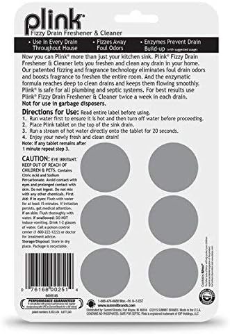 Plink Washer Dishwasher and Drain Freshener Cleaner Bundle
