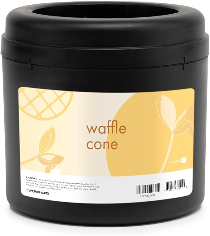 ScentAir Whisper Home Monthly Plug-in Refill Fragrance Cartridge for Home and Office Amazon Exclusive Waffle Cone