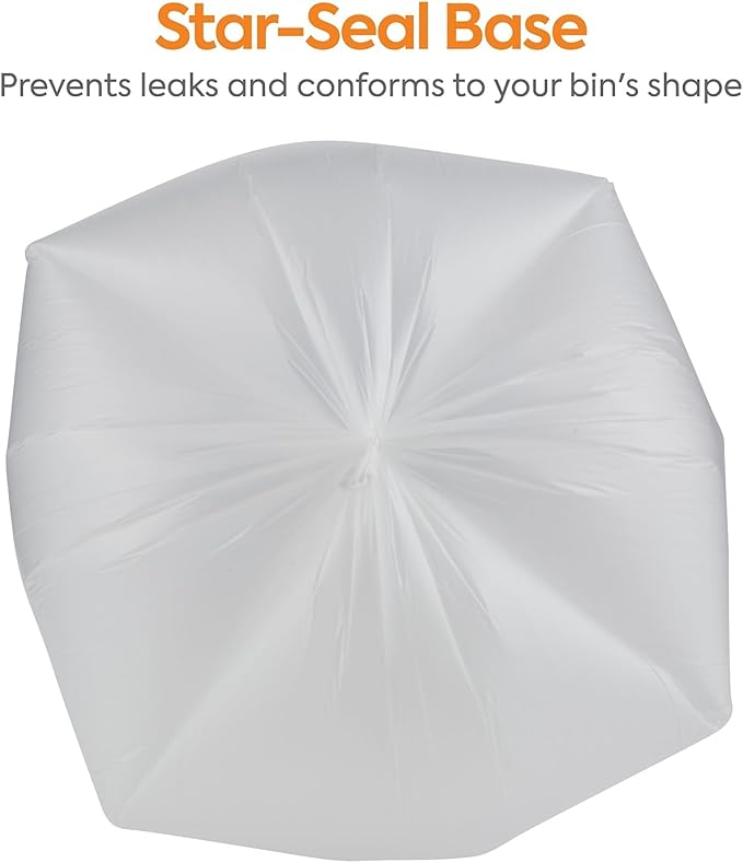 PROFESSIONAL Natural 40-45 Gallon Trash Bag High Density 12 mic 40-Inch x 48-Inch 250 Bags/Box