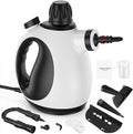 Handheld Steam Cleaner for Home - Pressurized Handheld Steamer for Cleaning with High Pressure Chemical-Free Multi-Purpose Portable Deep Steam Cleaner for Cleaning Windows Couch(White)