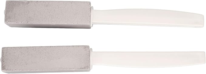 Topyond Pumice Stone Toilet Bowl Cleaner 4Pcs Toilet Pumice Stone with Long Handle Durability and Multipurpose Cleaning Brush for Toilets Sinks and Grills