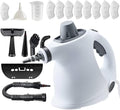 Saker Steam Cleaner for Home Cleaning 2026 Plus|Handheld Portable Steamy Clean for CarBathroomKitchenFurnitureCouchCarpetTile|Multiple Nozzles Kit|Chemical-Free (1Set+4 Fiber Cloths)