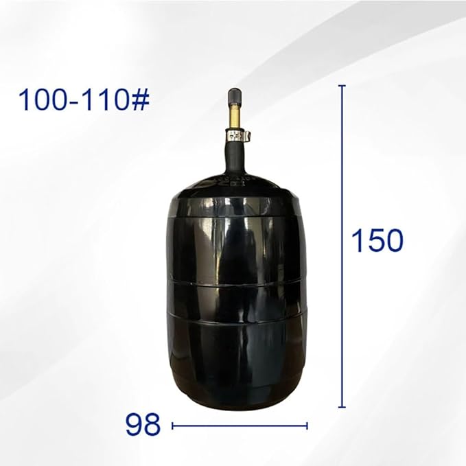 Inflatable Drain Bladder 0.25 Bar Pressure &amp 4mm Wall Fits Pipe ID 45-315mm 1-Count – Easy Hand Pump Inflation &amp Durable Natural Rubber(100-110mm)