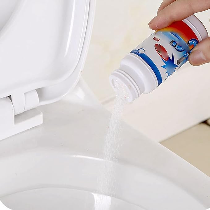 Drain Clog Remover Sink Drain Cleaner Powder Strong Unclogging Pipe Dredge Agent Tool with Low Temperature Formula Living Oxygen Technology for Kitchen Toilet Pipeline
