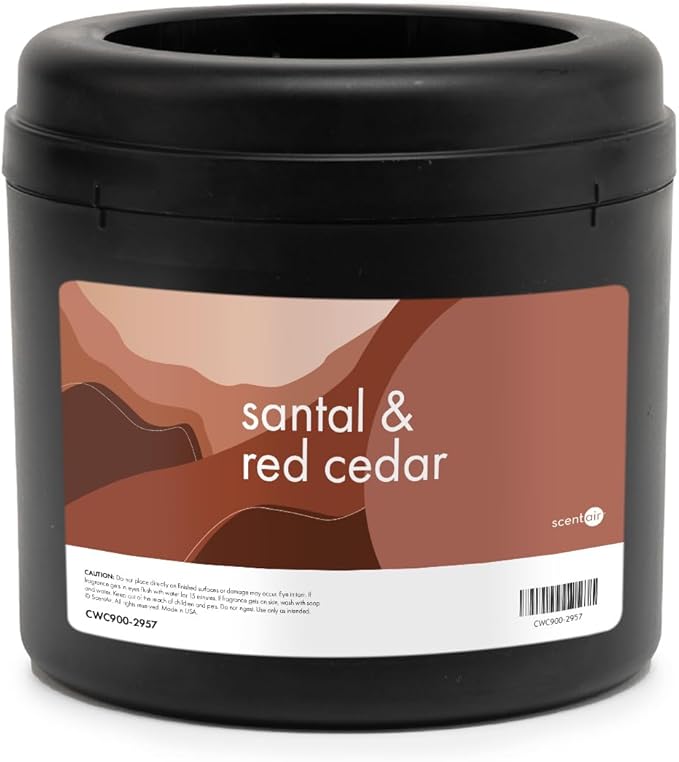 ScentAir Whisper Home Monthly Plug-in Refill Fragrance Cartridge for Home and Office Santal &amp Red Cedar
