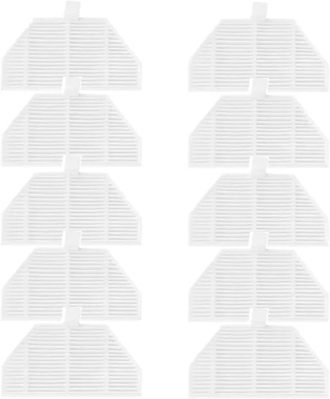 BeNtli Smart Vacuum Cleaner Spare PartsMain BrushHepa FilterDust BagSide BrushMop ClothCompatible for Roidmi Eva (Color : As Shown-10)