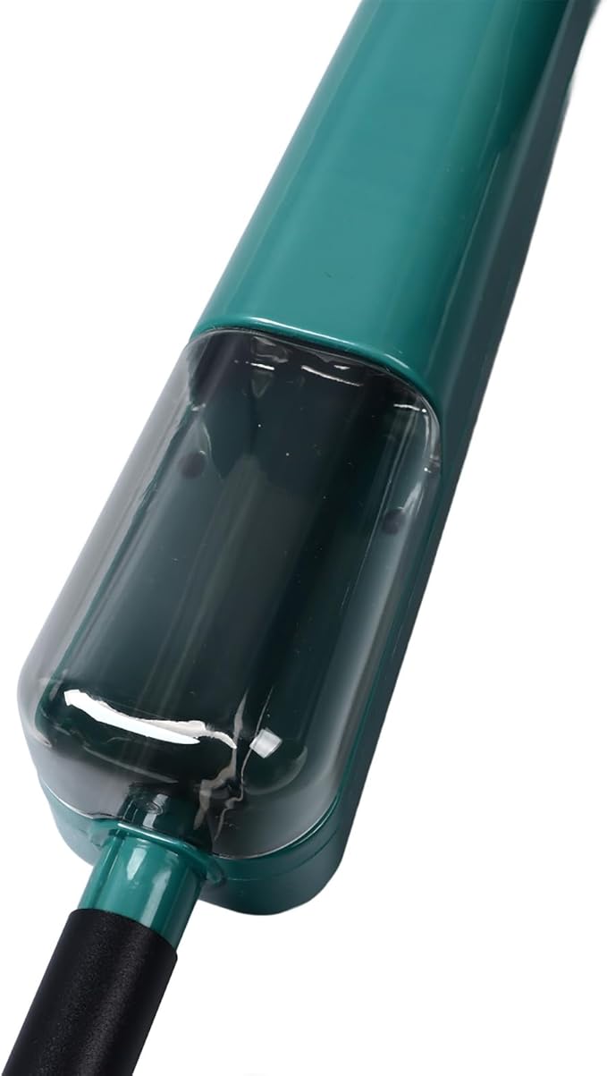 Electric Mop Cordless Lightweight with Water Sprayer for Hardwood Tile Marble Floors White - Rechargeable Battery Quiet Operation Adjustable and Flexible Design (Green)
