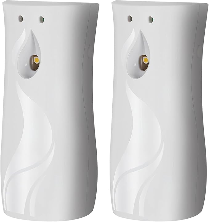 2 Pcs Automatic Air Freshener Dispenser 300 Ml Home Air Fresheners Battery Powered Narrow Design