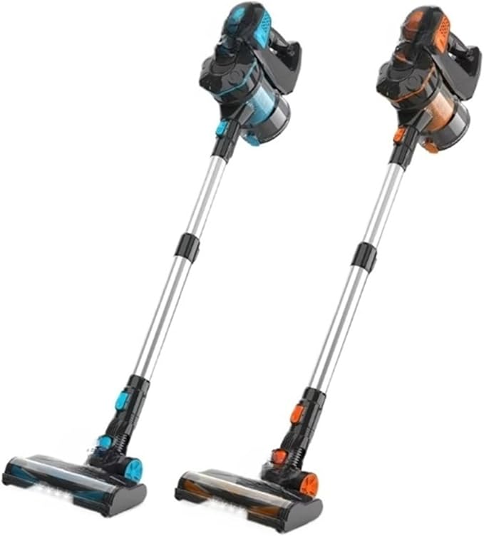 Compatible with INSE V770 20KPa Stick Cordless Vacuum Cleaner Up to 45min Runtime 6-in-1 Cordless Design Handheld Vacuum Cleaners Home Appliance(V770 Orange)