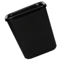 KESYOO Fire-Resistant Rectangular Trash Can 8l Plastic Wastebasket with Press Ring for Kitchen Bathroom Living Room Home Use