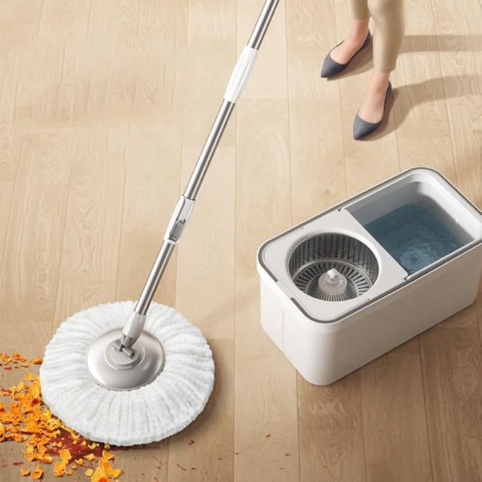 Rotating Mop Household Automatic Bucket No Need to Wash Floor Mops By Hand