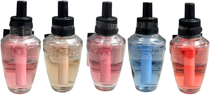 Bath &amp Body Works Wallflowers Refills MILK BAR Collection 2025 5pc Gift Set w/ 30-Inch Metallic Gold &amp Silver Striped Bow – Birthday Cake Cereal Milk Raspberry Pie Peppermint Bark &amp Cin