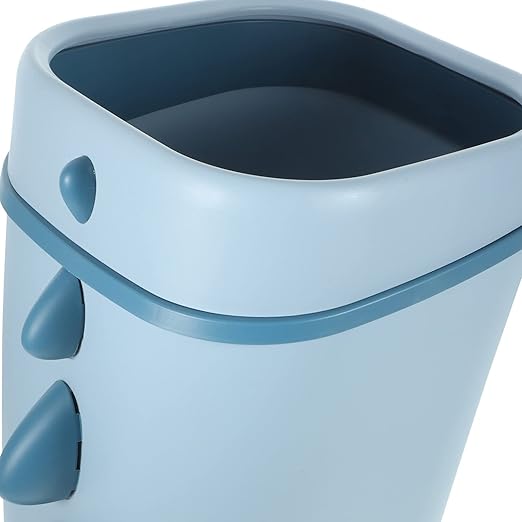 Cabilock Kitchen Trash can Dinosaur Trash Can Open Top Paper Wastebasket Tabletop Garbage Bin Round Countertop for Home Office Bathroom Kitchen Plastic Garbage Bin