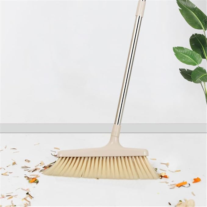 Lightweight Household Broom Dustpan Set Section Pole Plastic Sweep