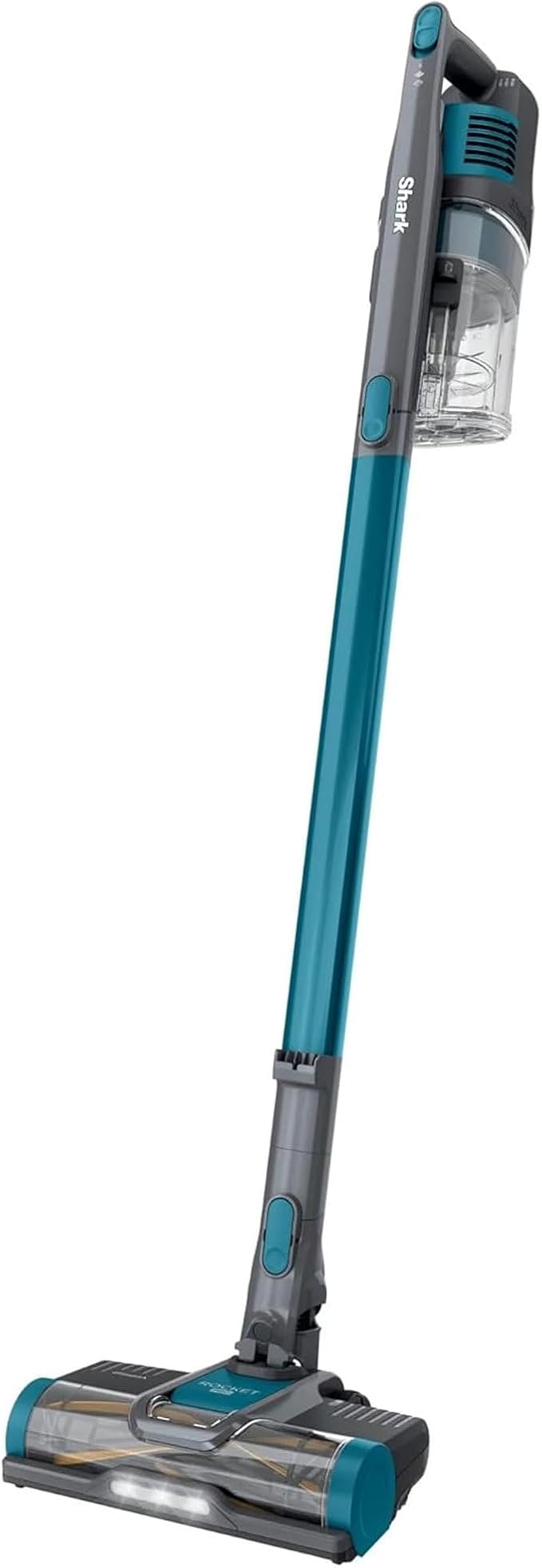 Shark Pet Pro Cordless Lightweight Stick Vacuum Cleaner Self Cleaning Brushroll 40 Min Runtime Removable Handheld XL Dust Cup Teal/Grey (Renewed)