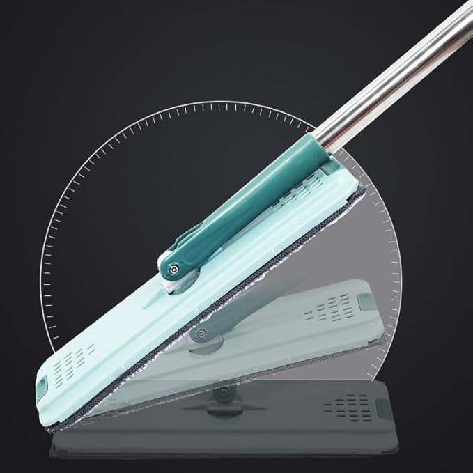 Hand Free Floor Mop Dry and Wet Dual-Purpose Pier Cloth Support Handle