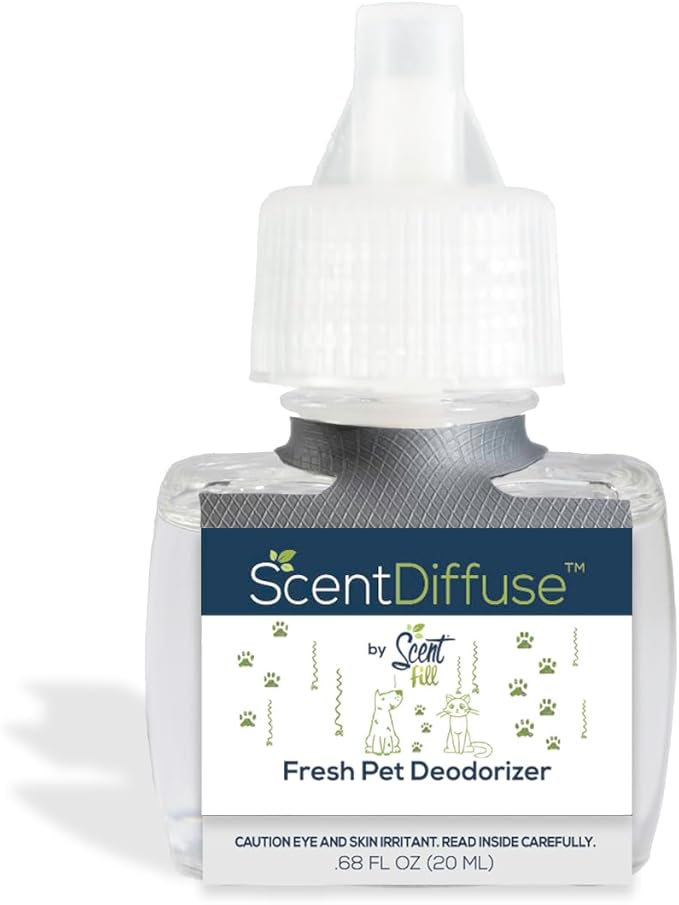 Scent Fill Fresh Pet Plug in Air Freshener 4 Scented Oil Refills