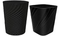 DAJITRE 1.8 Gallon Small Trash Can Wastebasket Recycling Bin 1.6 Gallon Small Plastic Trash Can Wastebasket Recycling Bin