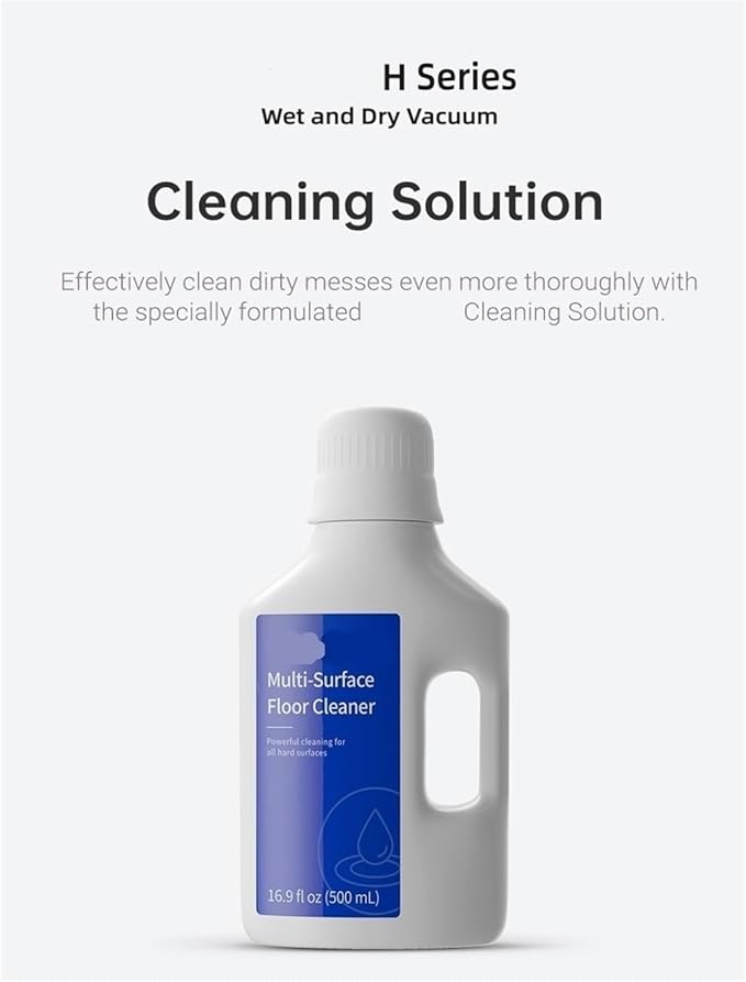 500mL Floor Cleaning Solution. Compatible With Dreame. W10 Pro / H11 / H11 Max / H12 / H12 Pro / M12 Vacuum Cleaner Specific Quick Cleaning Solution
