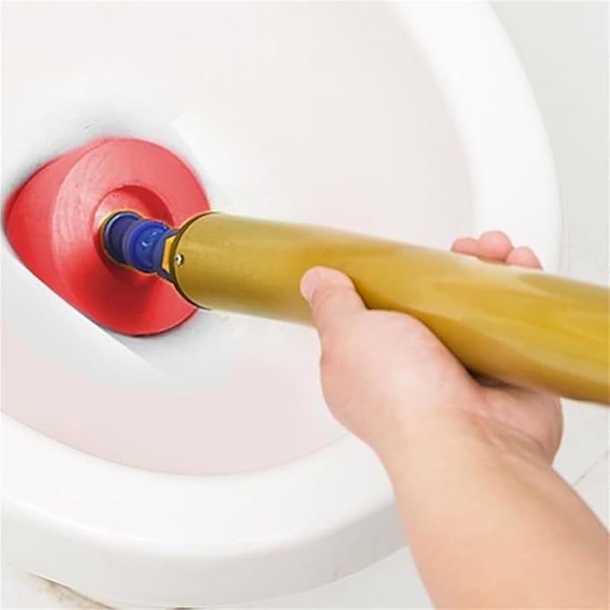 High Pressure Toilet Plunger - Professional Drain Clog Remover Septic Safe for Toilets/Sinks/Showers