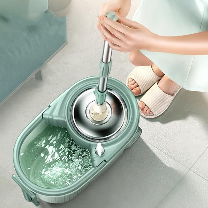 Mop Bucket Rotating Household Drive Swing Dry No Hand Wash