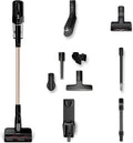 Miele Duoflex Total Care Vacuum Cleaner Cordless and Bagless Multi-Use Multi-Floor Flexible Stick Vacuum with 4 Attachable Brushes and Accessories in Obsidian Black / Rose Gold