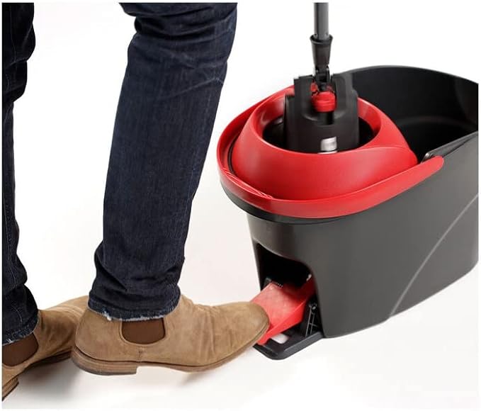 Vileda Floor mop Microfibre red Set
