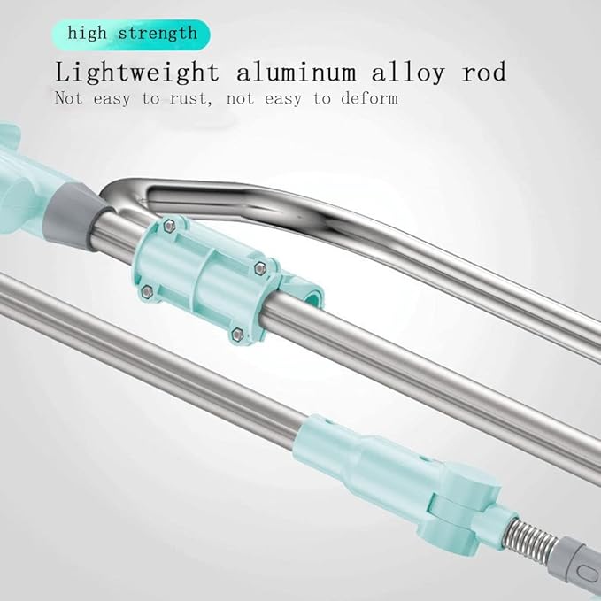 Window Cleaner Tool Kit with Telescopic U Shaped PoleSqueegee for Window WashingWater SprayableRotatable Cleaning HeadClean Inside and Outside Windows Without Leaving Dead Ends