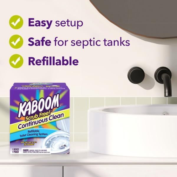 Church And Dwight 35113 kaboom Scrub Free Toilet Cleaning System (Pack of 2)