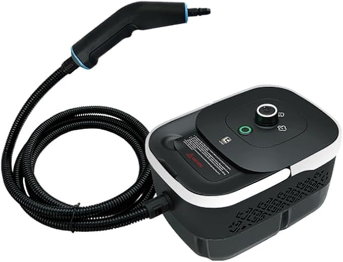 Black Large Capacity Water Tank Steam Cleaner Handheld Steam Cleaner Household High Temperature Pressurized Steam Machine Multi-Purpose Portable Steam Machine Cleaning Car
