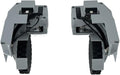 Original Right and Left Wheels Compatible for AIRROBO T10+ Vacuum Cleaner Part (Color : Grey L R)