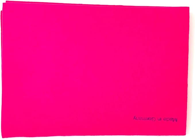 10 Pack Extra Large Original German Shammy Cloths Chamois Towels Super Absorbent for Pets Parenting Tool Cleaning for Home and Commercial Use Wholesale Bulk (Pink)