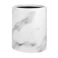 Marbling Trash Can 8l Double Layer Wastebasket Plastic Garbage Bin for Bathroom Kitchen Office Home Use