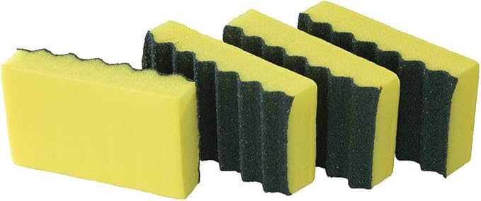 Quickie 2052201 Scrubbing Sponge 24-Pack Long Lasting Heavy Duty Kitchen and Bathroom Scrubbing Sponge