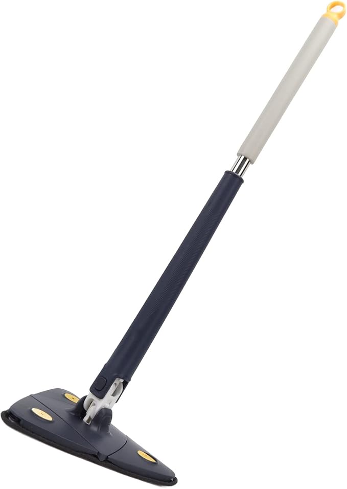 Extendable Triangle Mop Rotary 360 Degree Adjustable Cleaning Mop Premium ABS Stainless Steel for Home Bathtub Floor Wall Windows Corners